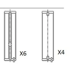 Panewki Gł. Vw 1.6/1.8/1.9Tdi Std - FAI AutoParts (BM1044-STD)