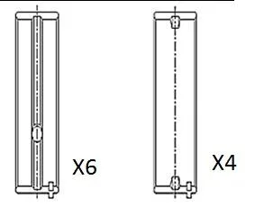 Panewki Gł. Vw 1.6/1.8/1.9Tdi Std - FAI AutoParts (BM1044-STD)