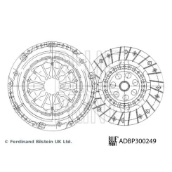 Sprzęgło Renault Megane/Scenic 1,4 09-16 - BLUE PRINT (ADBP300249)