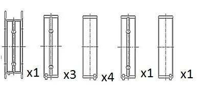 Panewki Gł. Bmw 1.6/2.0 Std - FAI AutoParts (BM1022-STD)