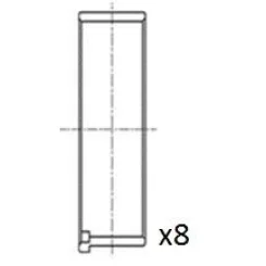 Panewki Kor. Mitsubishi 2.0/2.5 Std - FAI AutoParts (BB2007-STD)