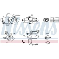 Zawór Egr Vw 2,7Tdi/3,0Tdi - NISSENS (NIS98199)