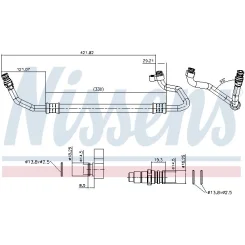 Przewód Klimatyzacji Toyota C-Hr (16-) - NISSENS (NIS84023)