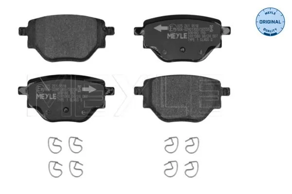 Klocki Ham. Citroen T. C4 1,2/1,5 Bluehdi 20- - MEYLE (0252619518)