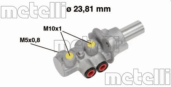 Pompa Ham. Fiat Bravo 05- - METELLI (05-0683MET)
