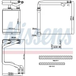 Nagrzewnica Honda Civic Vii 1,4-2,0 00-05 - NISSENS (NIS707291)
