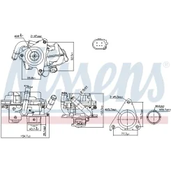 Zawór Egr Vw 1,6Tdi/2,0Tdi - NISSENS (NIS98379)