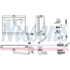 Nagrzewnica Bmw 5 E39 520/523/525 95-04 - NISSENS (NIS707289)