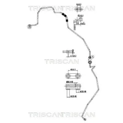 Przewód Klimatyzacji Toyota Avensis 2.2D 08-18 - TRISCAN (901013001)