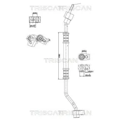 Przewód Klimatyzacji Ford Ecosport 1.0 13- - TRISCAN (901016062)