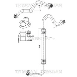 Przewód Klimatyzacji Pugeot Partner 1.2 19- - TRISCAN (901028009)