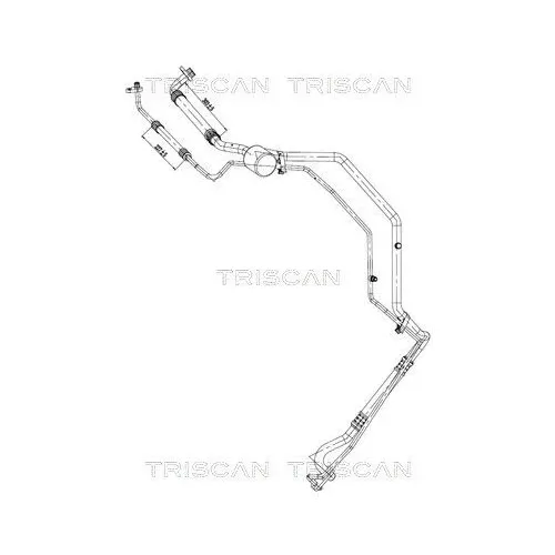 Przewód Klimatyzacji Citroen C4 I 1.6 Hdi 04-11 - TRISCAN (901028042)