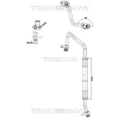 Przewód Klimatyzacji Citroen Berlingo 98-11 - TRISCAN (901028057)