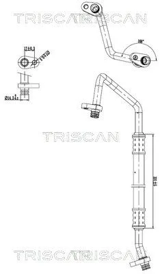 Przewód Klimatyzacji Citroen Berlingo 98-11 - TRISCAN (901028057)
