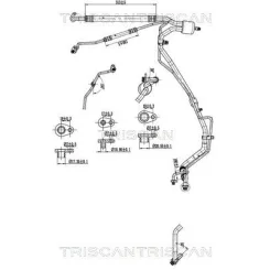 Przewód Klimatyzacji Citroen C4 04-11 - TRISCAN (901028058)