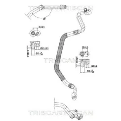 Przewód Klimatyzacji Audi A4,A5 2.0Tfsi 08-17 - TRISCAN (901029010)