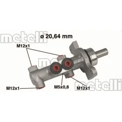 Pompa Ham. Citroen C3 02- - METELLI (05-0422MET)