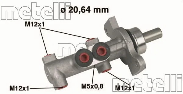 Pompa Ham. Citroen C3 02- - METELLI (05-0422MET)