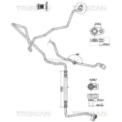 Przewód Klimatyzacji Ford Fiesta Vi 08-17 - TRISCAN (901016033)