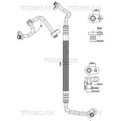 Przewód Klimatyzacji Citroen Jumper Ii 15-23 - TRISCAN (901028015)