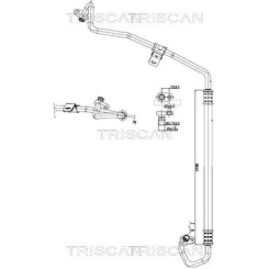 Przewód Klimatyzacji Citroen C4 Picasso Ii 1.2 14- - TRISCAN (901028016)