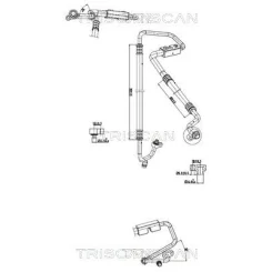 Przewód Klimatyzacji Ford Fiesta Vi 08-18 - TRISCAN (901016063)
