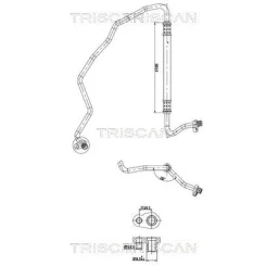 Przewód Klimatyzacji Citroen C3 I 1.6 05-09 - TRISCAN (901028061)