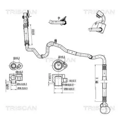 Przewód Klimatyzacji Vw Up 11-23 - TRISCAN (901029001)