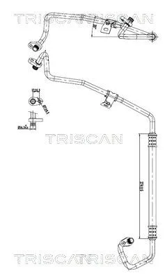 Przewód Klimatyzacji Citroen Berlingo 18- - TRISCAN (901028081)