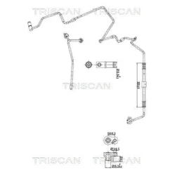 Przewód Klimatyzacji Audi A4,A5 2.0 Tdi 08-17 - TRISCAN (901029019)