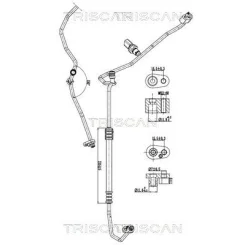 Przewód Klimatyzacji Vw Tiguan 2.0 Tdi 16- - TRISCAN (901029030)