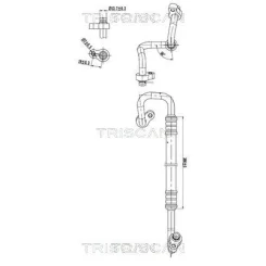 Przewód Klimatyzacji Hyundai Ix35 1.7 Crdi 10-15 - TRISCAN (901043003)