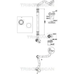 Przewód Klimatyzacji Ford Fiesta Vii 1.0 17- - TRISCAN (901016003)