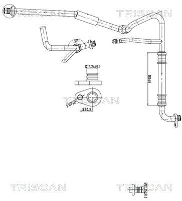 Przewód Klimatyzacji Citroen C5 Iii 08-17 - TRISCAN (901028069)