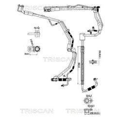 Przewód Klimatyzacji Fiat Scudo 2.0 D 10-16 - TRISCAN (901028080)