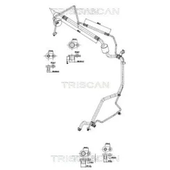 Przewód Klimatyzacji Citroen C2, C3, C3 Ii - TRISCAN (901028089)