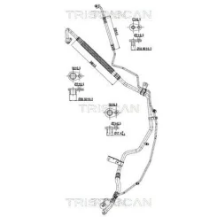Przewód Klimatyzacji Citroen C3 1.6Hdi 09-15 - TRISCAN (901028093)