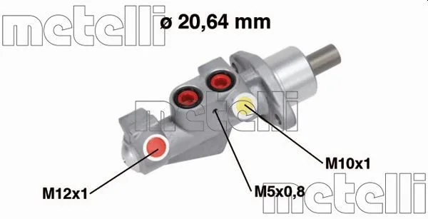 Pompa Ham. Renault. Twingo 1,2/1,5Dci 07- - METELLI (05-0750MET)
