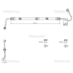 Przewód Wspomagania Bmw 3 (E30) 82-94 - TRISCAN (851611038)
