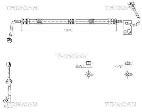 Przewód Wspomagania Bmw 3 (E30) 82-94 - TRISCAN (851611038)