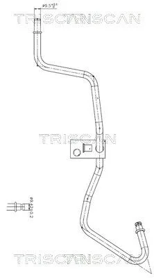 Przewód Wspomagania Ford Transit 00-06 - TRISCAN (851616040)