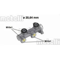 Pompa Ham. Daewoo Lanos 97- Bez Abs - METELLI (05-0507MET)