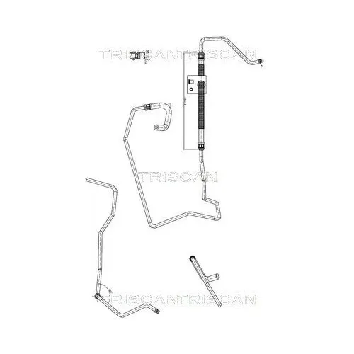 Przewód Wspomagania Peugeot 206 02-13 - TRISCAN (851628003)