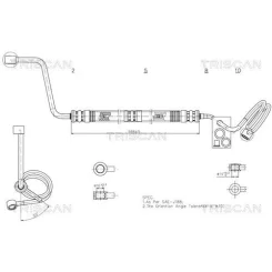 Przewód Wspomagania Audi A4 1,9Tdi 01- - TRISCAN (851629037)