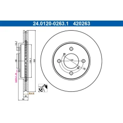 Tarcza Ham. Suzuki P. Swift 1,2 10- - ATE (24.0120-0263.1)
