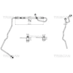 Przewód Wspomagania Toyota Yaris/Yaris Verso 99-05 - TRISCAN (851613001)