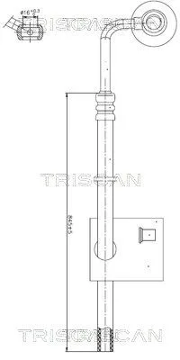Przewód Wspomagania Vw A4/Passat 95-05 - TRISCAN (851629030)