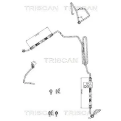 Przewód Wspomagania Audi Tt 98-06 - TRISCAN (851629047)