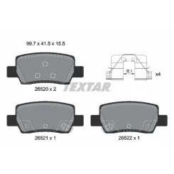 Klocki Ham. Hyundai T. Kona Ev 23-/Elantra 1,6 20- - TEXTAR (2652001)