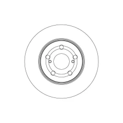 Tarcza Ham. Toyota P. Yaris 1,0-1,5 20- - TRW (DF4630)